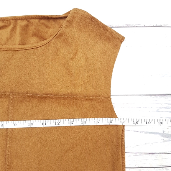 Dex Faux Suede Dress - Picture 3 of 11